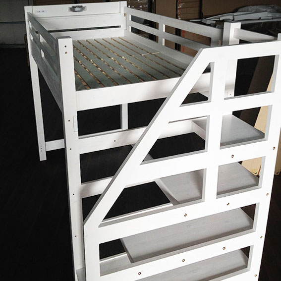 階段付きロフトベッド / エスパス　Beam structure アウトレット品