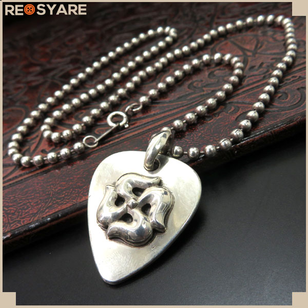 美品*シンズスカルプチャー*Sクロス*ピック*プレート*シルバー925