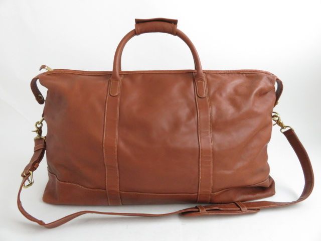 良品◇USA製 COACH コーチ オールレザー 2WAY 大型ボストンバッグ