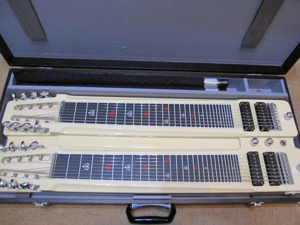 中古 CANOPUS カノウプス ハワイアンスチールギター 8弦ダブルネック