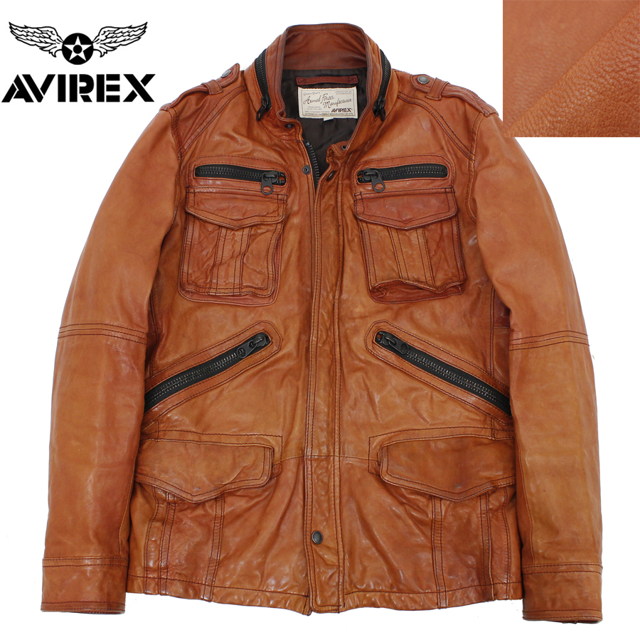 AVIREX アヴィレックス 山羊革 ゴートレザー M-65 フィールド