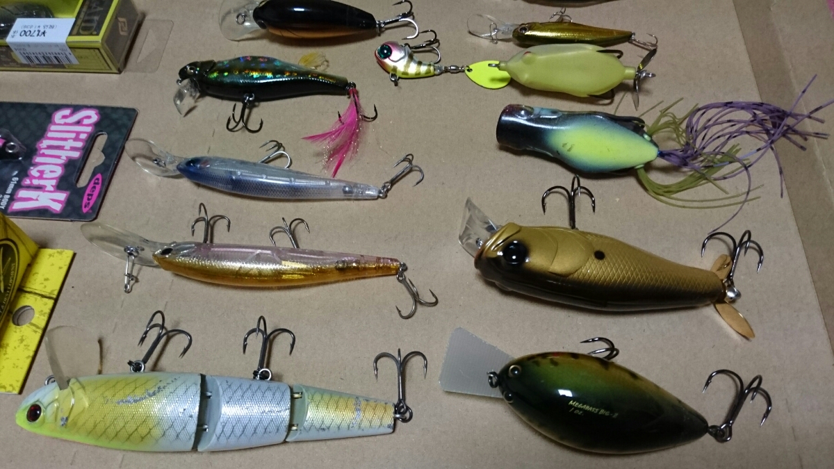 アラバマ レベルバイブ osp マグナムクランク スリザーク いろいろ