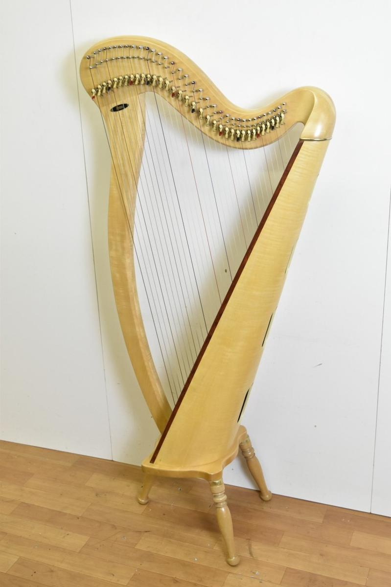 送料無料!!】☆ 青山ハープ AOYAMA ノンペダルハープ 130D 34弦 ☆