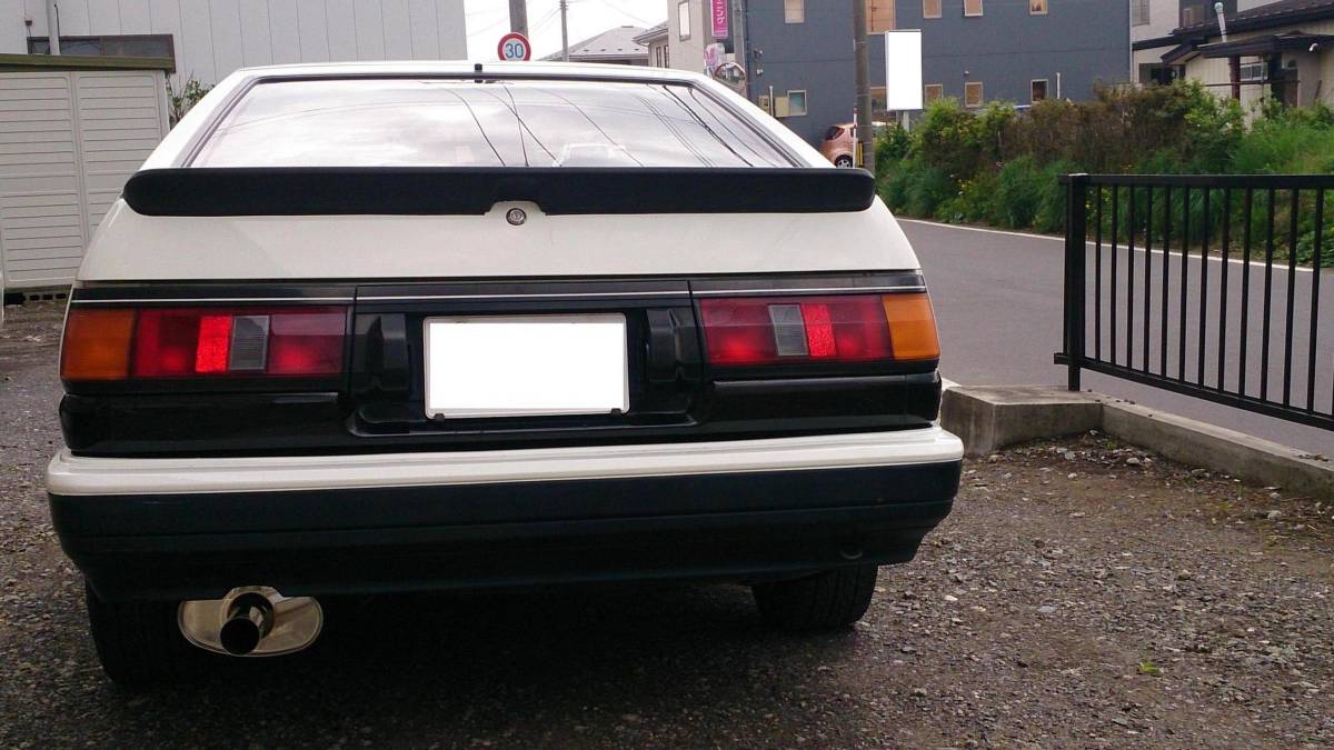新製品]AE86 フルストレート60Φマフラーシングル60Φ出口 RSハラダ