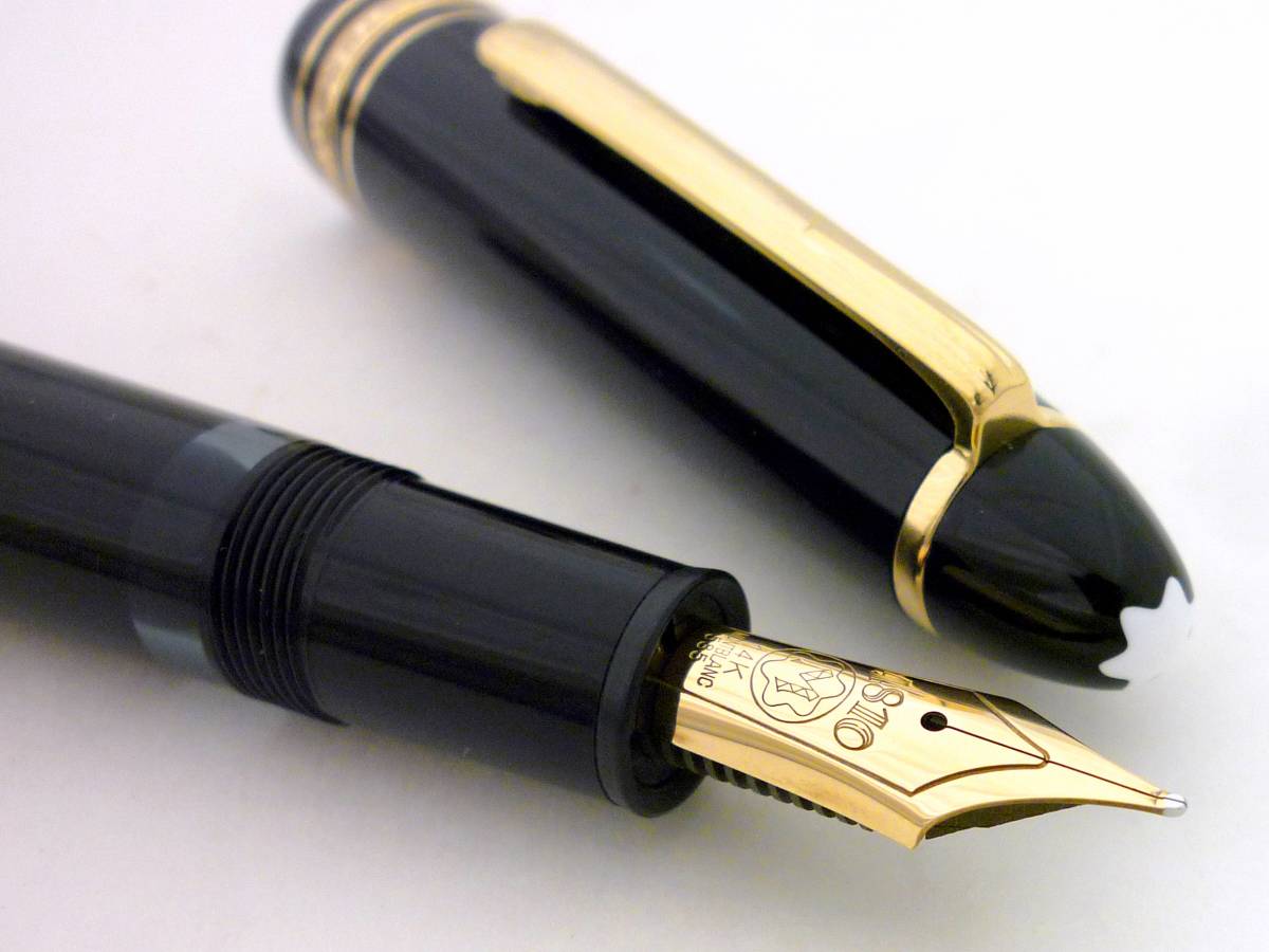 極美品 モンブラン 146 14K 全金 M 万年筆 1980年代 □モンブラン1980s