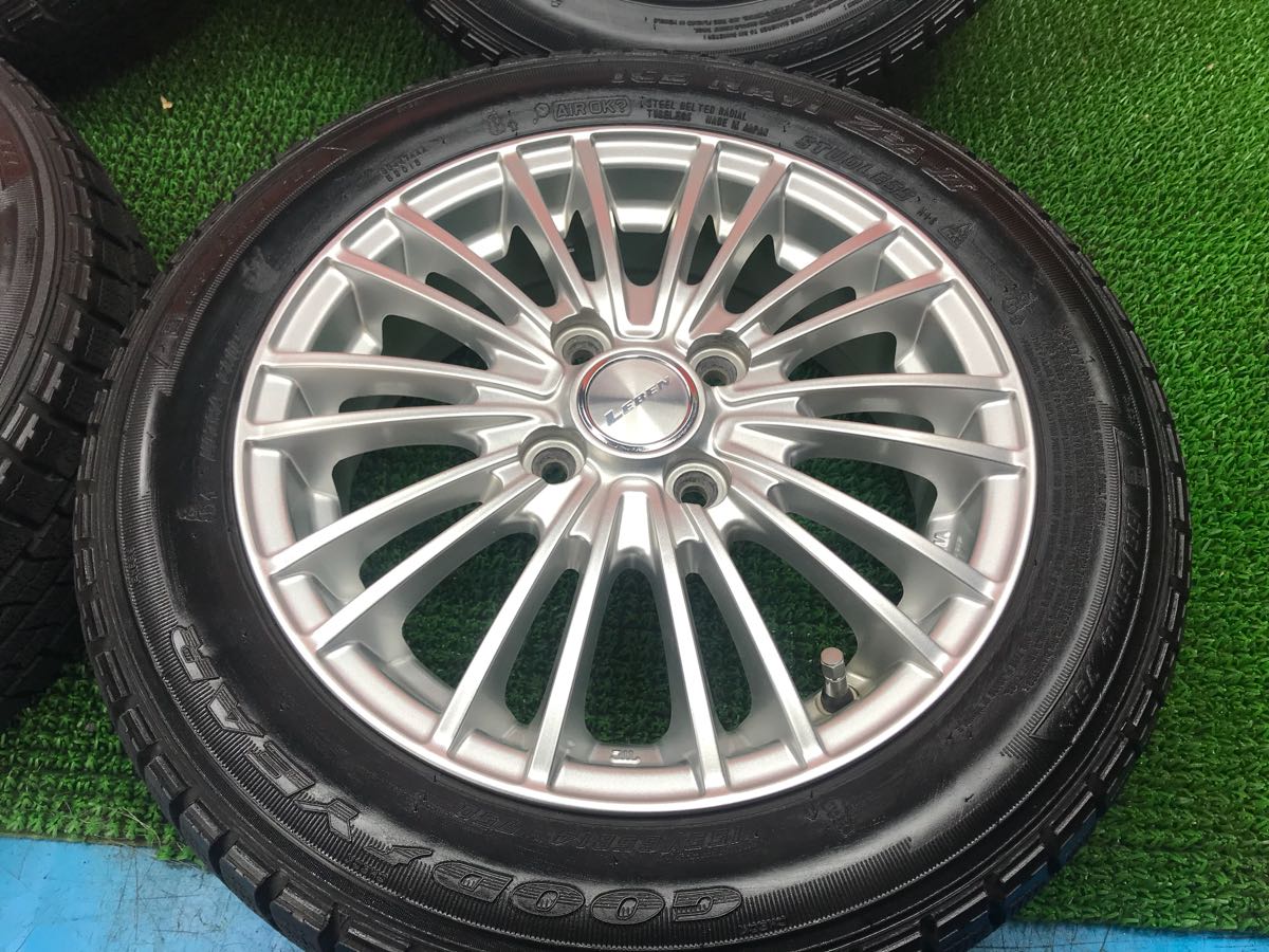7n277)冬 155/65R14 GOOD YEAR 2012年 7.5分山 4.5J +45 PCD100 4穴 7n