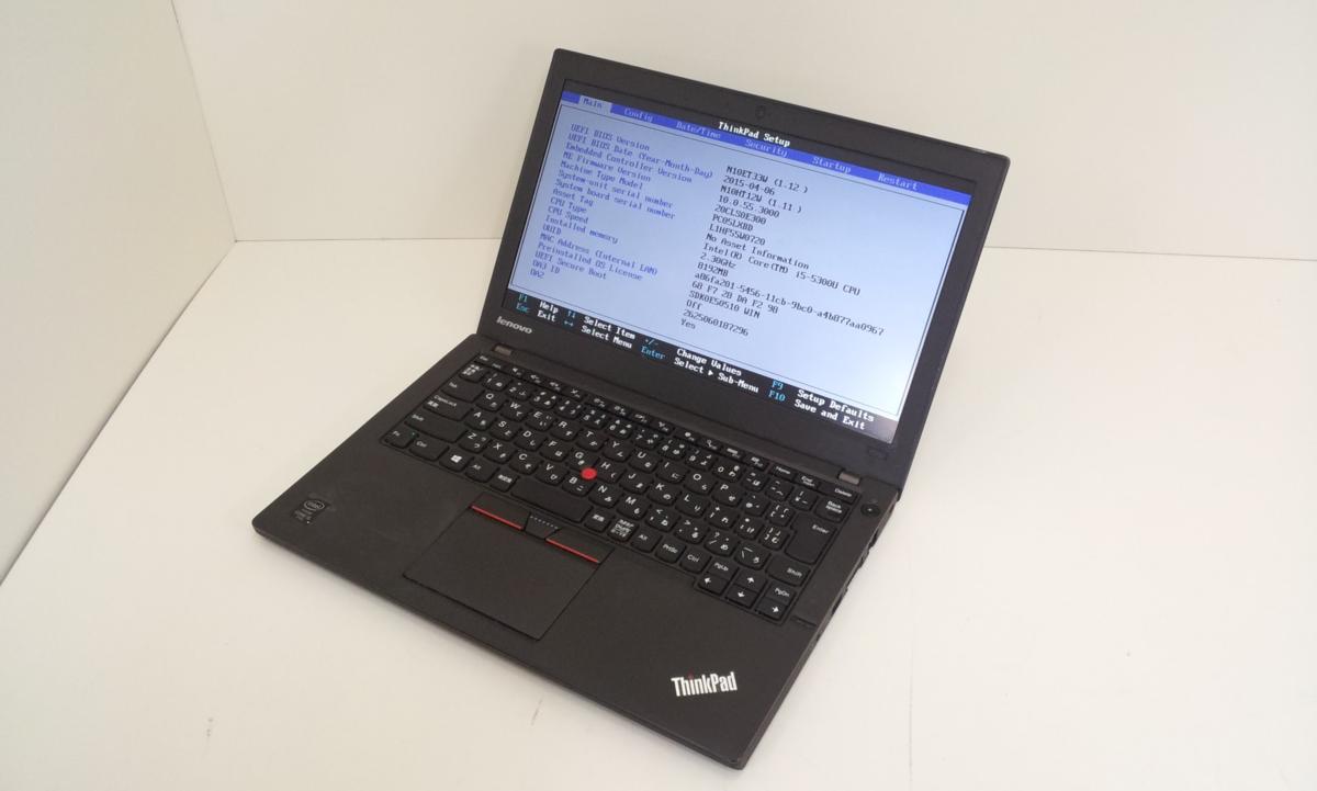 ThinkPad X250 Core Intel i5-5300U LENOVO i5 ジャンク] Office非搭載 