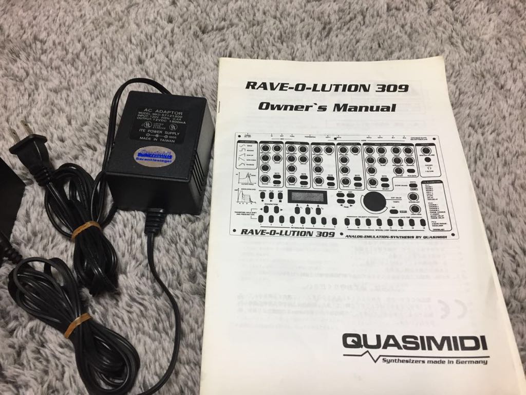 ☆QUASIMIDI Rave-O-LUTION 309☆リズムマシン