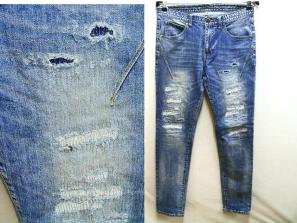 即決 [L]NUMBER(N)INE DENIM×NANO UNIVERSE別注 ストレッチ リペア