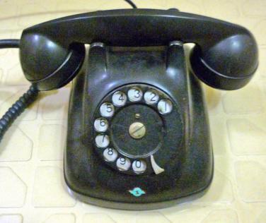 （アンティーク）黒電話 ４号_1