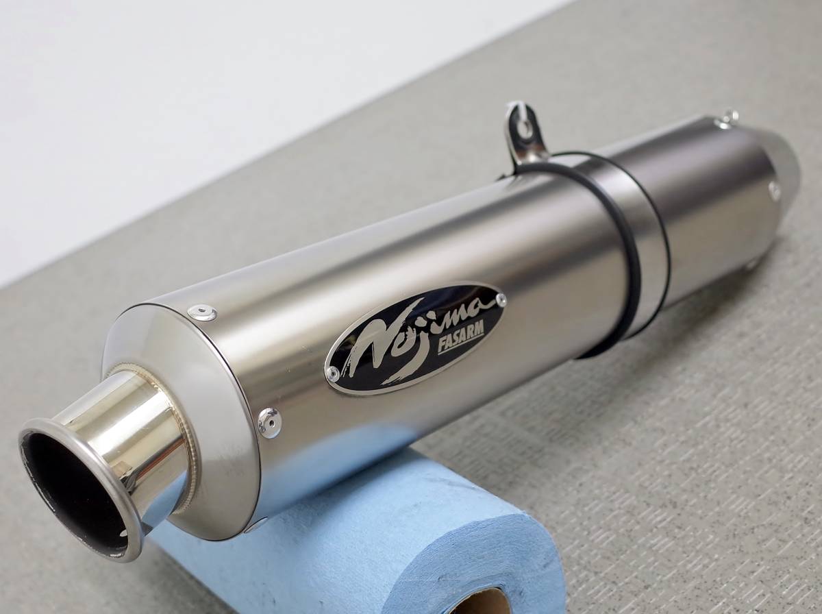 Nojima FASARM Vシリーズ マフラー サイレンサー 60.5Φ ZRX1100 1200 CB1300SF XJR 1200 1300 GSX1400 ZZR1400 ゼファー 750 ノジマ