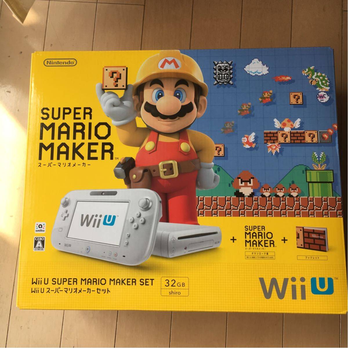 新品・未開封品】Wii U スーパーマリオメーカー セット(Wii U本体  