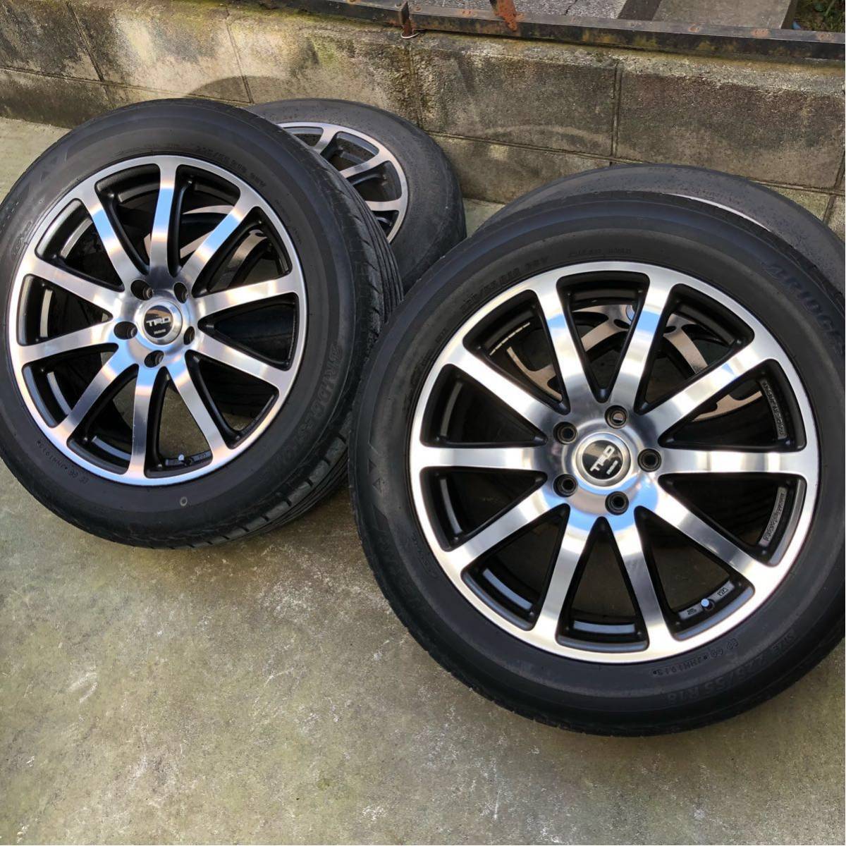TRD TF6 TRANPATH Lu2 225/55R18 エスティマ TRD ホイール 18インチ アルミ TF2 エスティマ TRANPATH 225／55R18