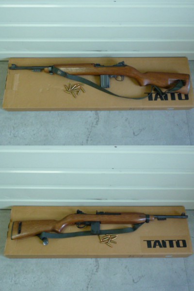 【希少！ダミーカートモデル】TAITO(MGC) US CARBINE 30 M-1 程度良好！ダミーカート10発/スリング/取説(COPY)/元箱！タイトー M1カービン