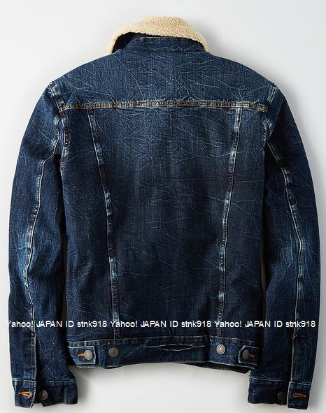〓セール!! アメリカンイーグル/US XXL/AEO ボア Denim Jacket/D.Wash 