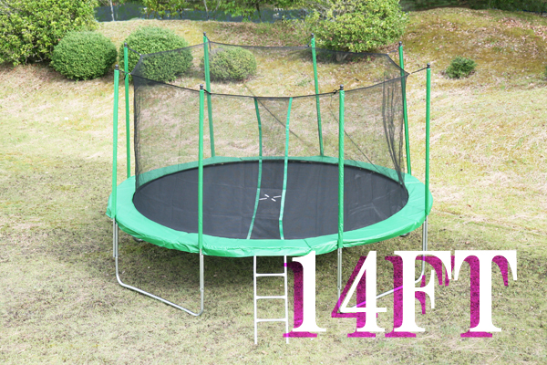 【配送先が法人様・事業主様】送料無料 14FT 径約426cm 大型トランポリン トランポリン メタボ解消