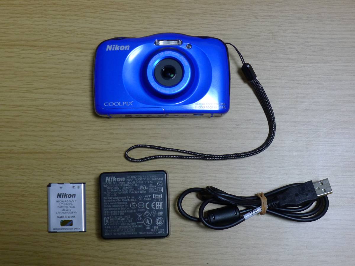 ニコン coolpix w100 青 Nikon デジカメ COOLPIX 中古 Nikon ニコン