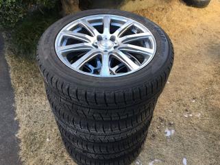 バリ山 YOKOHAMA IG50プラス 225⁄50R18 スタッドレス タイヤ 2016年製 