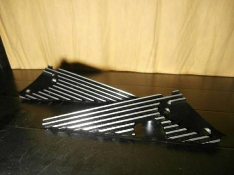 ステップ フィン カバーCBX550F/CBX400Fプレート 塗装済み　アルフィン　サイド　左右set　ステップフィン