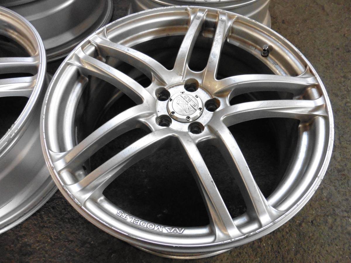 ★4本セット★ヨコハマ　AVS　MODEL5　7.5J　5穴　PCD100　インセット＋50　モデル5　プリウス　インプレッサ　レガシィ　ウィッシュ等に_3