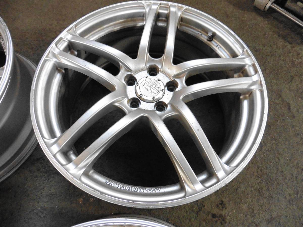 ★4本セット★ヨコハマ　AVS　MODEL5　7.5J　5穴　PCD100　インセット＋50　モデル5　プリウス　インプレッサ　レガシィ　ウィッシュ等に_4