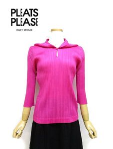 【送料無料，100%新品】 イッセイ ミヤケ ih061 交渉OK 本物 PLEATSPLEASEフード付メc(カットソー)｜売買されたオークション情報、yahooの商品情報をアーカイブ公開 - オークファン 女性用