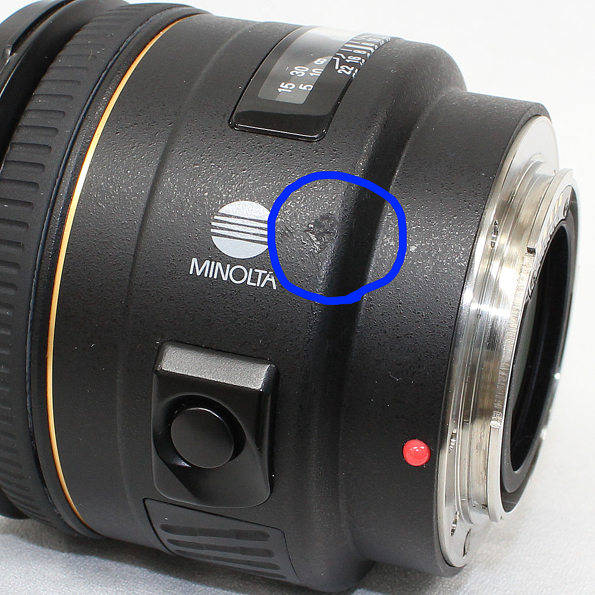 【防湿庫保管】MINOLTA ミノルタ AF 85mm F1.4(22) 完動品_4