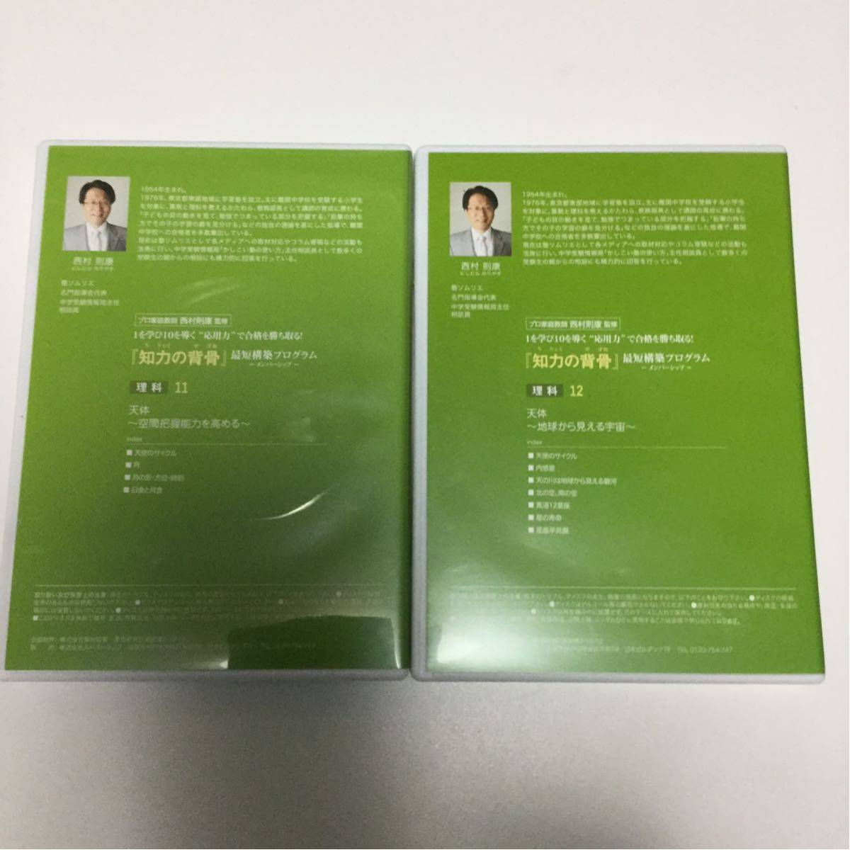 中学受験 知力の背骨 第1〜6回DVD 中学受験のプロ家庭