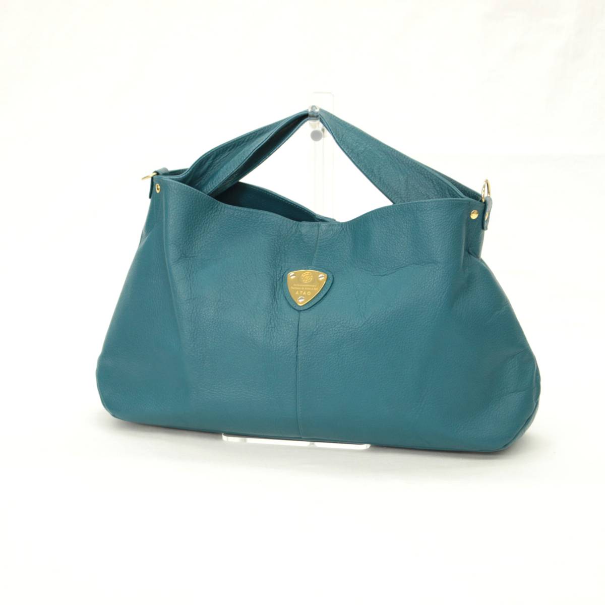 ☆ATAO(アタオ)2WAYレザートートバッグ☆ elvy/エルヴィ/bluegreen 