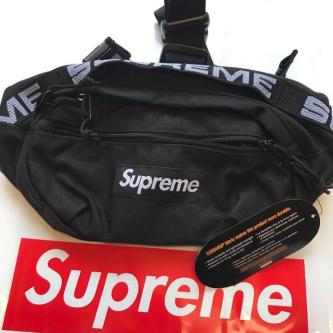 Supreme 18ss Waist Bag Black 新品 国内正規品 シュプリーム ブラック 