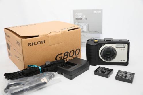 【バッテリー2個！】 リコー G800 防水・防塵・業務用デジタルカメラ 
