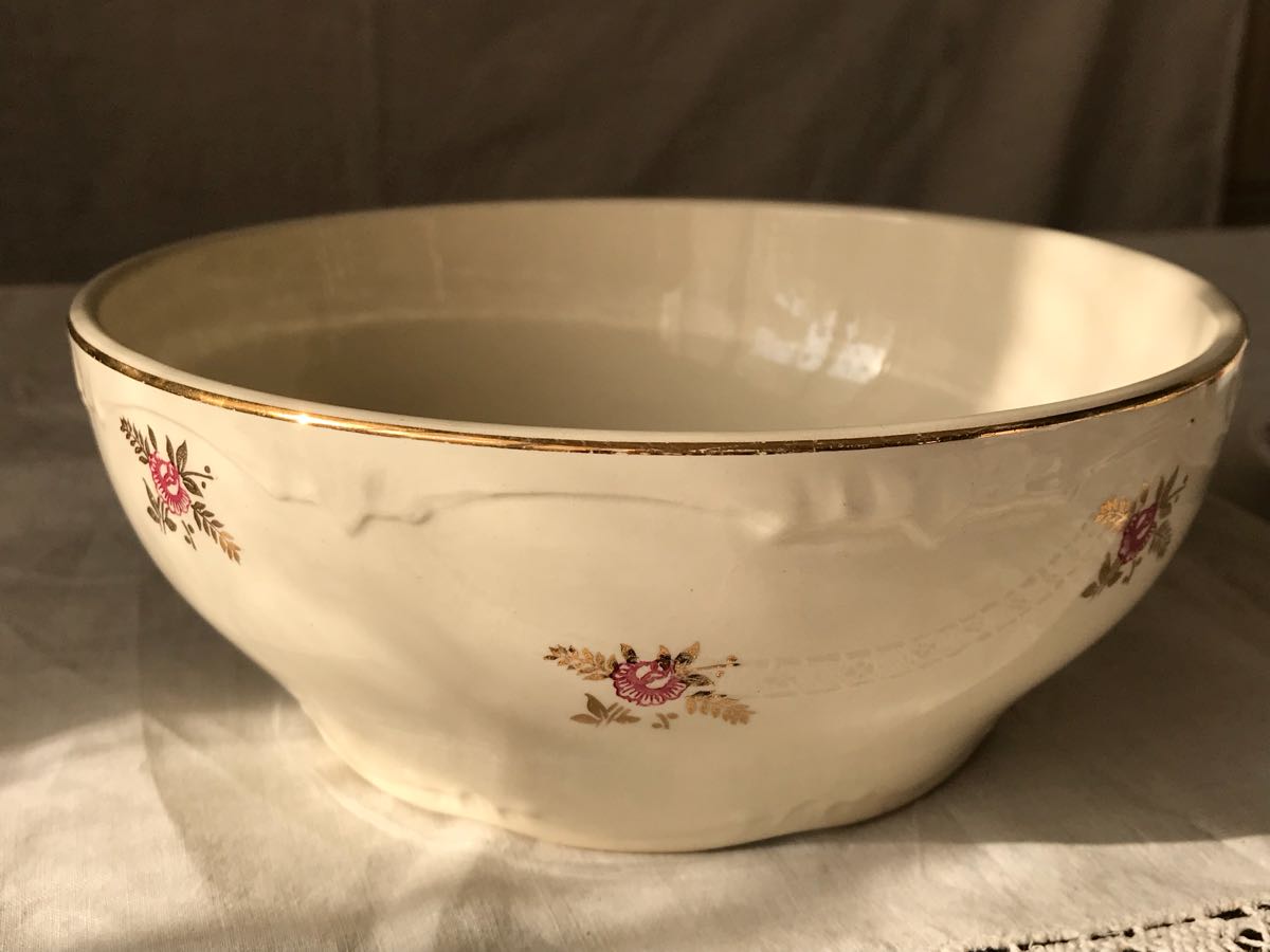 ベルギー製☆アンティーク☆カフェオレボウル☆サラダボウル☆陶器製