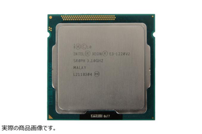 【中古CPU】インテルのサーバー用CPUだって安く！Xeon E3-1220 v2 (FCLGA1155)【バルク品】