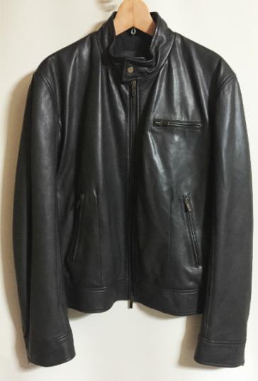 1～☆超美品！EMPORIO ARMANI エンポリオアルマーニ ラム レザー