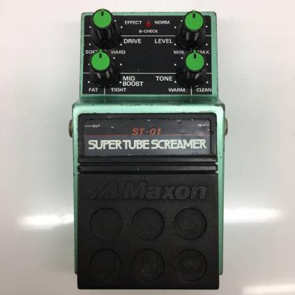 【人気，限定SALE】 Maxon マクソン ST-01 SUPER TUBE SCREAMER チューブスクリーマー 日本製 OD(オーバードライブ)｜売買されたオークション情報、yahooの商品情報をアーカイブ公開 - オークファン エフェクター