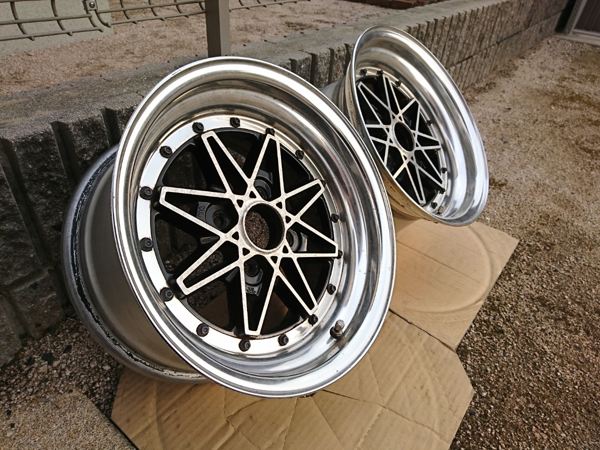☆中古美品 WORK ワーク EQUIP03 エクイップ03 14インチ 7.5J ＋16 