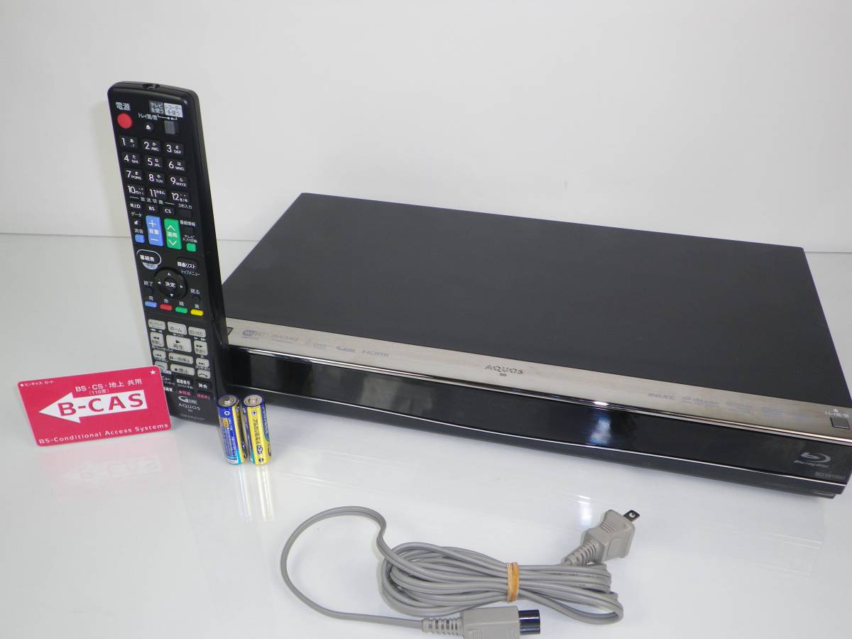 SHARP BD-S580 ブルーレイレコーダー　500GB B-CASリモコン ブルーレイレコーダー AQUOS（アクオス） BD-S580 [500GB /1番組録画