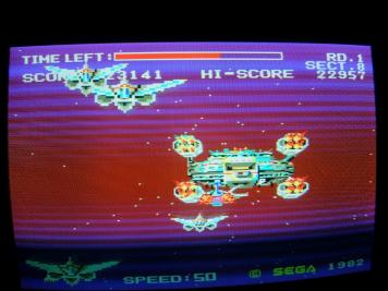 確認用 アーケード基板 「BUCK ROGERS PLANET of ZOOM」(SEGA) ZOOM909海外版