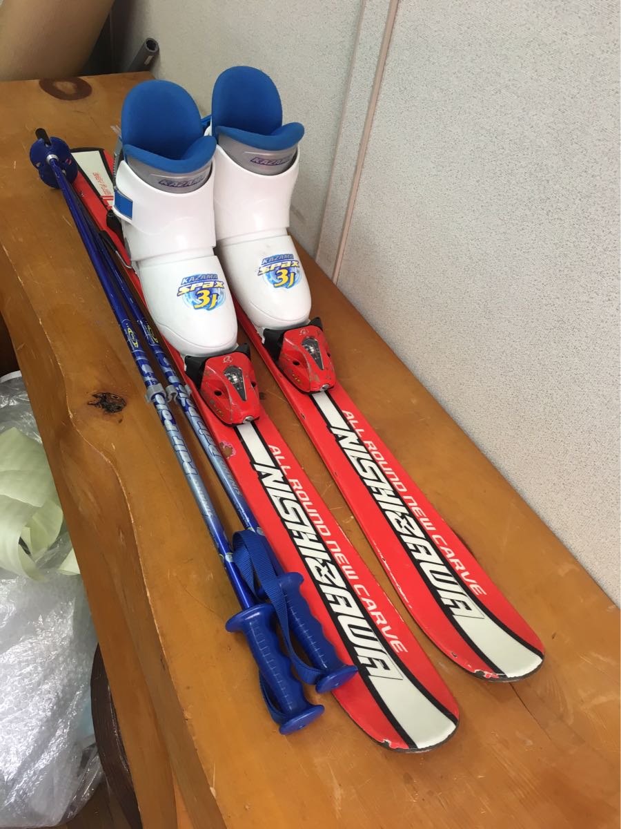 KAZAMA 子供スキーセット スキー90cmブーツ18-19.5cm #27 【公式通販】