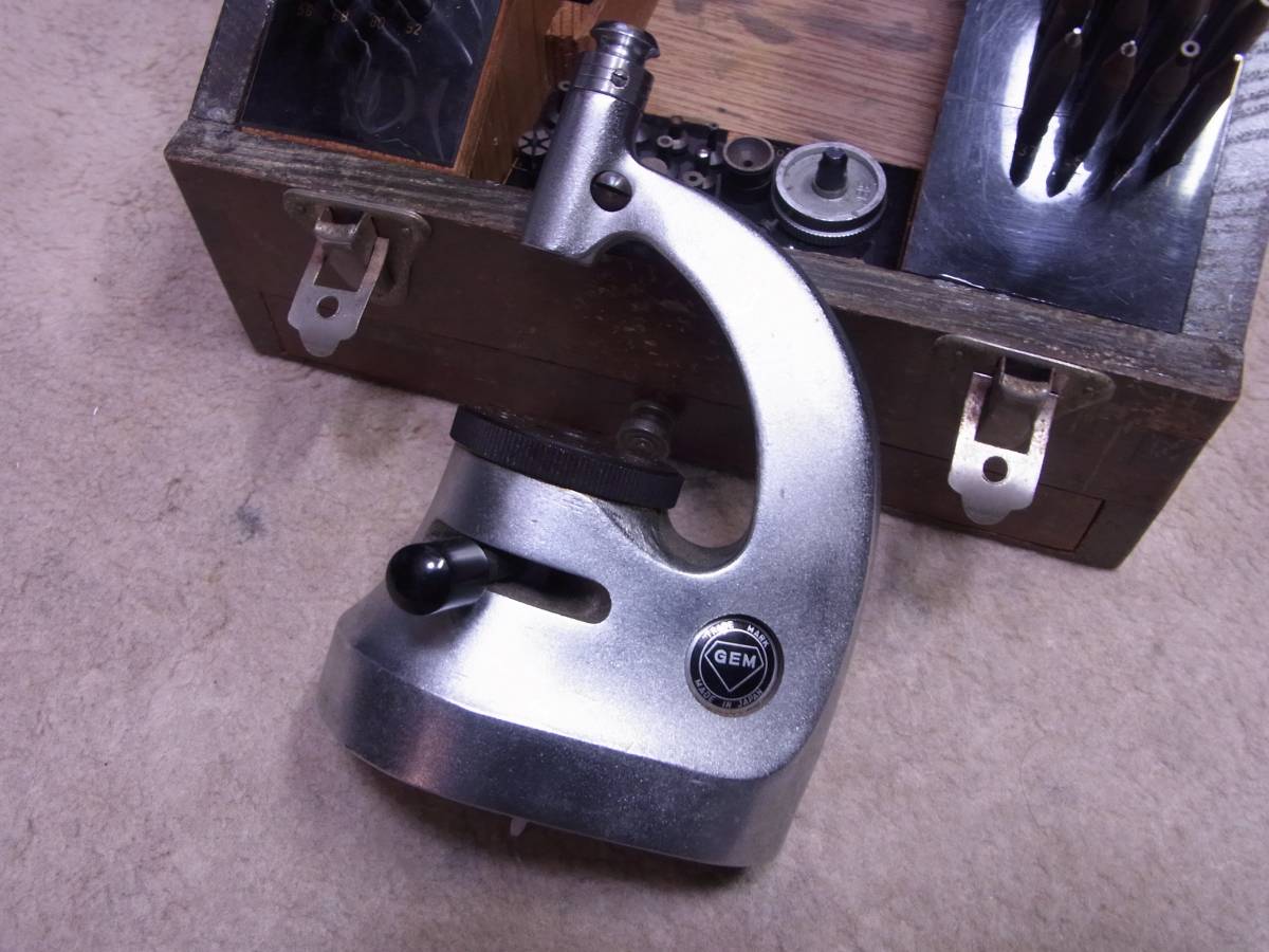 時計店廃業 ◇GEM ゼム◇ タガネセット ポンス SATKING TOOL 修理工具