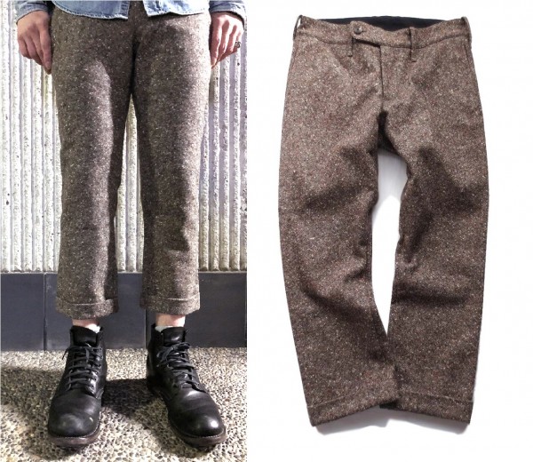 wjk nep tweed Cropped Pants M ウールネップ ドゴニール ツイード wjk nep tweed Cropped Pants M ウールネップ ドゴニール ツイード