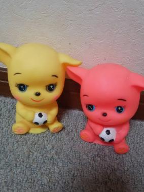 昭和レトロ ソフビ 人形 猫 おもちゃ ままごと 宇山あゆみ_1