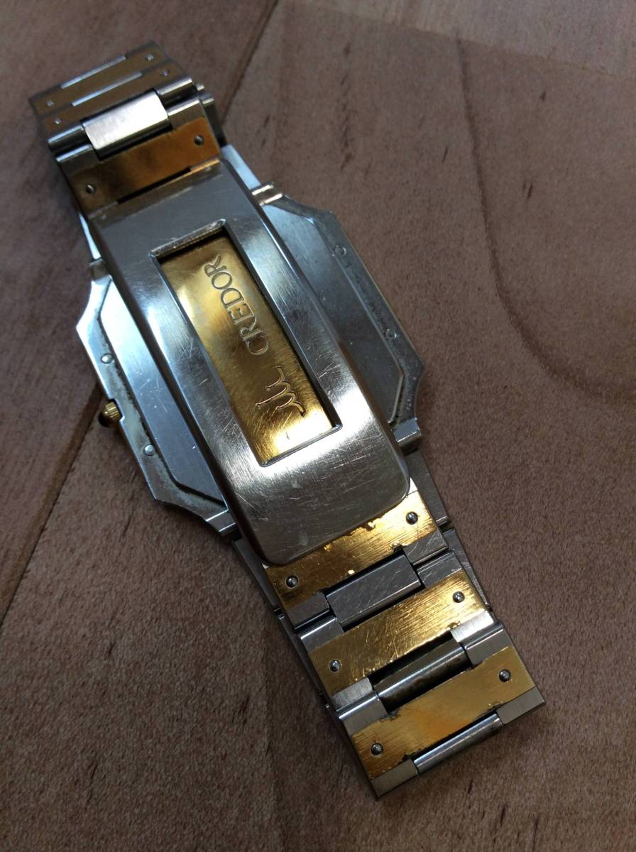 SEIKO CREDOR セイコークレドール 9300-5320 14kベゼル18kコンビ