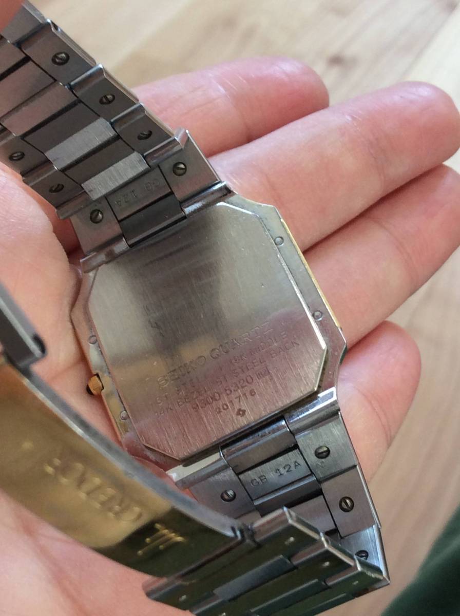 SEIKO CREDOR セイコークレドール 9300-5320 14kベゼル18kコンビ