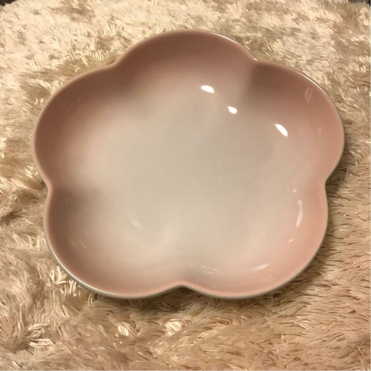 即決】新品 ルクルーゼ フラワーディッシュ M バレリーナピンク