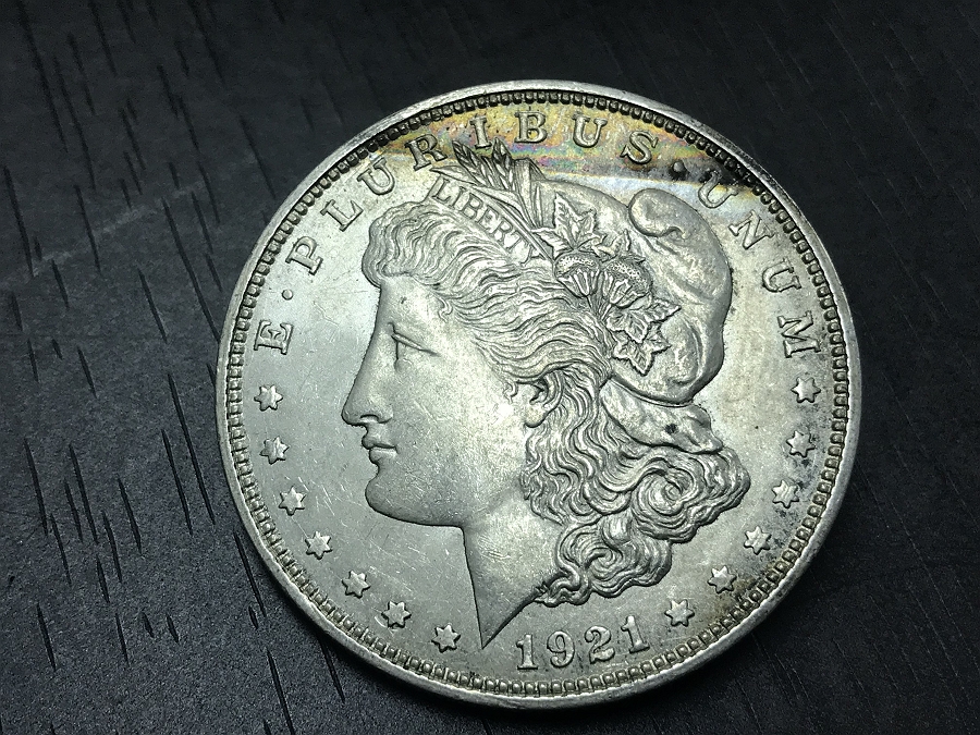 アメリカ合衆国 1921 1ドル銀貨 モルガンダラー （1921年）アメリカ