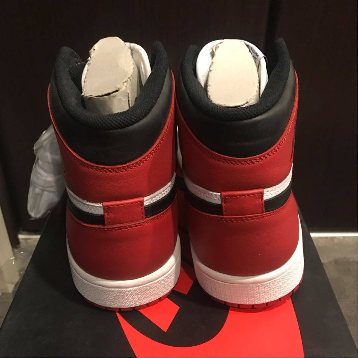 AJ1 ジョーダン1 JORDAN1 レトロ ハイ OG つま黒AIR 27.5 新品 検 