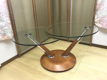 Ronald 可動式ガラステーブル IDC大塚 Schmitt⁄ロナルドシュミット