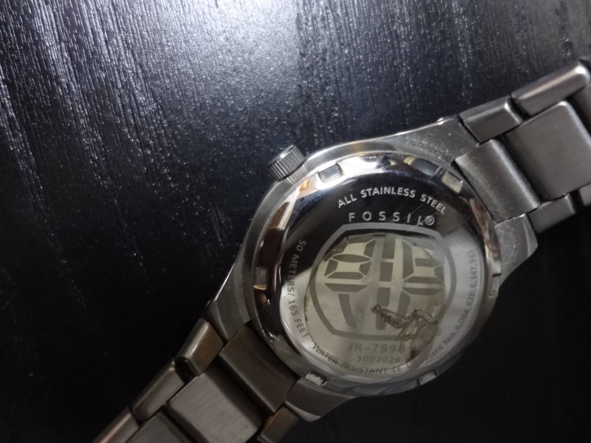 ▽▽FOSSIL BIG TIC フォッシル アナデジ 腕時計 JR-7998 ジャンク