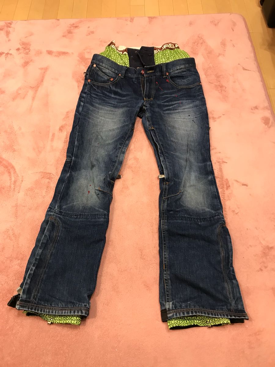 【新品】URBANUS JEANS スノーボードパンツ リアルデニム インディゴ スノーボードウェア デニム URBANUS リアルデニム ジーパン スポーツ別